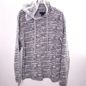 Rachel Zoe Heathered Gray Hoodie | Large